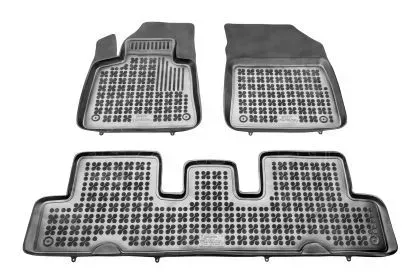 Λαστιχένια πατάκια Rezaw Plast για CITROEN C4 Picasso II / Grand Picasso II (2013-2018) / SpaceTourer (2018-2022) - 7 seats - τύπου σκαφάκι - 3τμχ. 