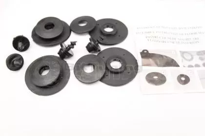 Λαστιχένια πατάκια Rezaw Plast για Audi A2 (2000-2005) - τύπου σκαφάκι - 4τμχ. 