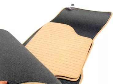 Πατάκια μοκέτα για BMW σειρά 5 E60 / E61 (2003-2010) - μπεζ - 4τμχ. 