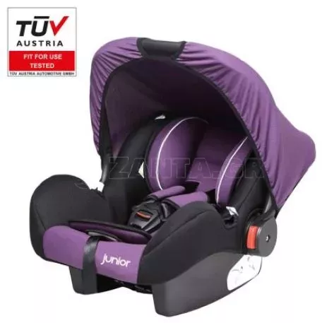 Παιδικό κάθισμα αυτοκινήτου με χερούλι Junior - Bambini - μωβ χρώμα 