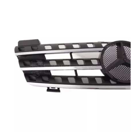 Μάσκα για Mercedes  ML W164 (2005-2008) - μαύρη με πλαίσιο χρωμίου 