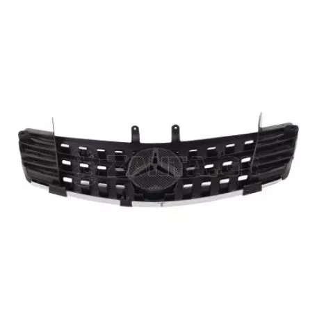 Μάσκα για Mercedes  ML W164 (2005-2008) - μαύρη με πλαίσιο χρωμίου 