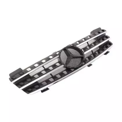 Μάσκα για Mercedes ML W164 (2005-2008) - μαύρη με πλαίσιο χρωμίου