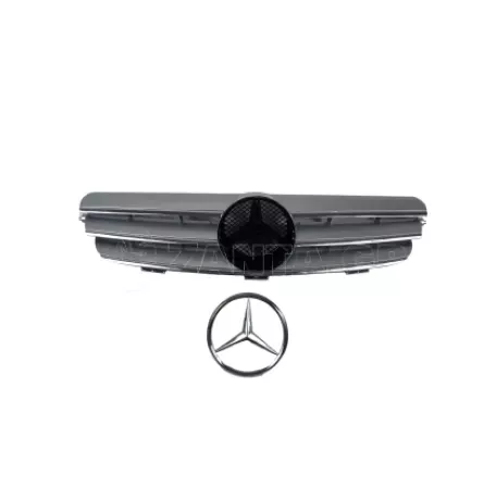 Μάσκα για Mercedes   CLK W209 (2002+) - χρωμίου 