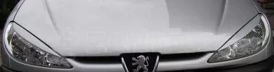 Φρυδάκια φαναριών για  Peugeot 206 - μαύρα 