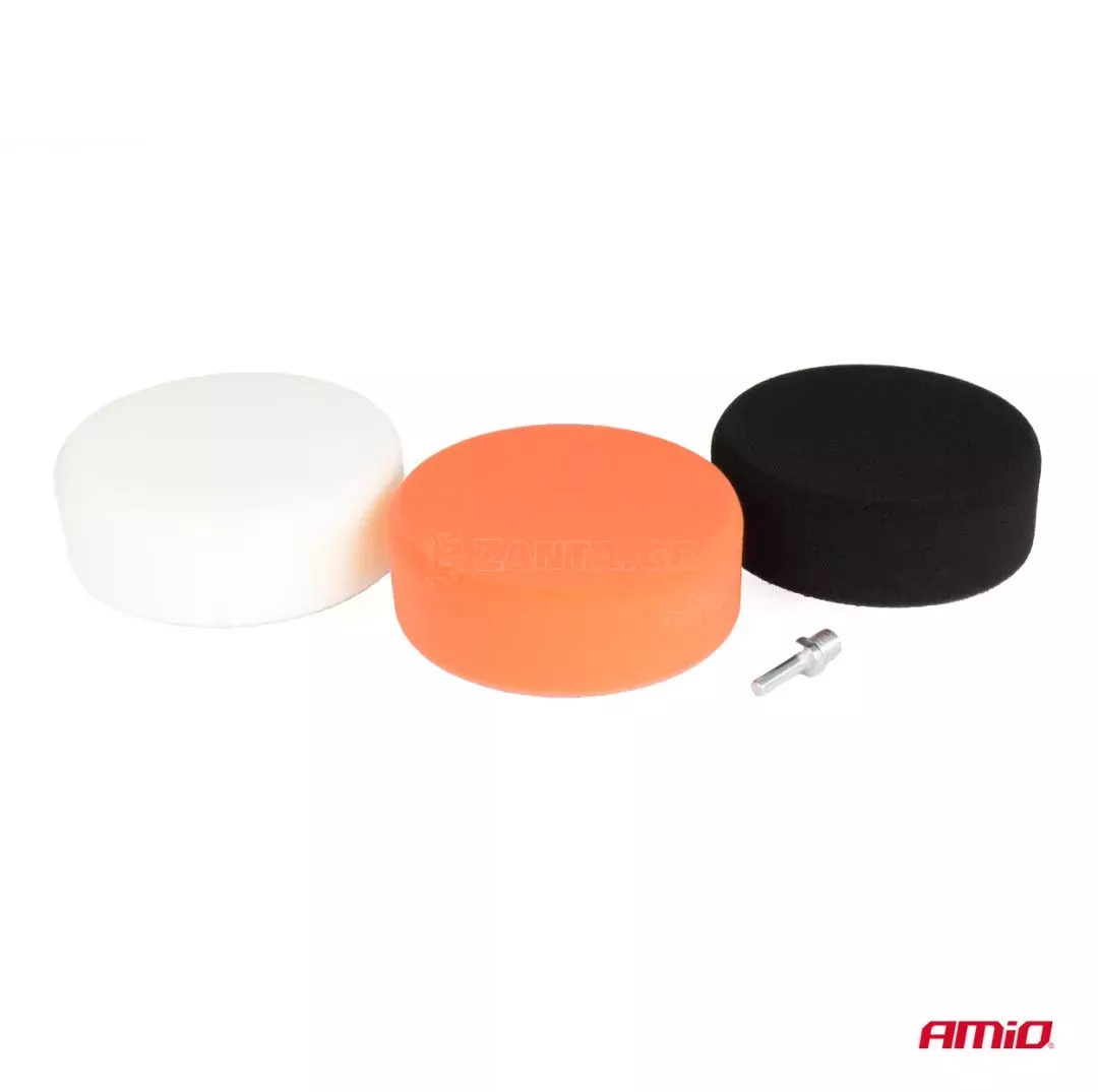 AMIO ΣΦΟΥΓΓΑΡΙA ΤΡΙΒΕΙΟΥ ΓΥΑΛΙΣΜΑΤΟΣ 150mm ΓΙΑ ΔΡΑΠΑΝΟ AMIO - 3 Τεμ. 03703/AM