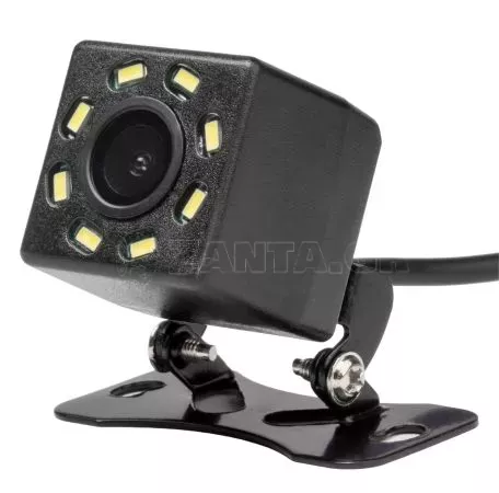 AMIO ΚΑΜΕΡΑ ΟΠΙΣΘΟΠΟΡΕΙΑΣ 12V LED ME NYΧΤΕΡΙΝΗ ΛΗΨΗ ΚΑΙ ΤΕΤΡΑΓΩΝΗ ΡΥΘΜΙΣΗ ΚΛΙΣΗΣ HD-315 ΑMiO - 1 TEM. 03529/AM 