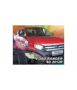 Ανεμοθραύστες για Ford Ranger III (2012-2023) 4 πορτο - 4 τμχ. εμπρός και πίσω 