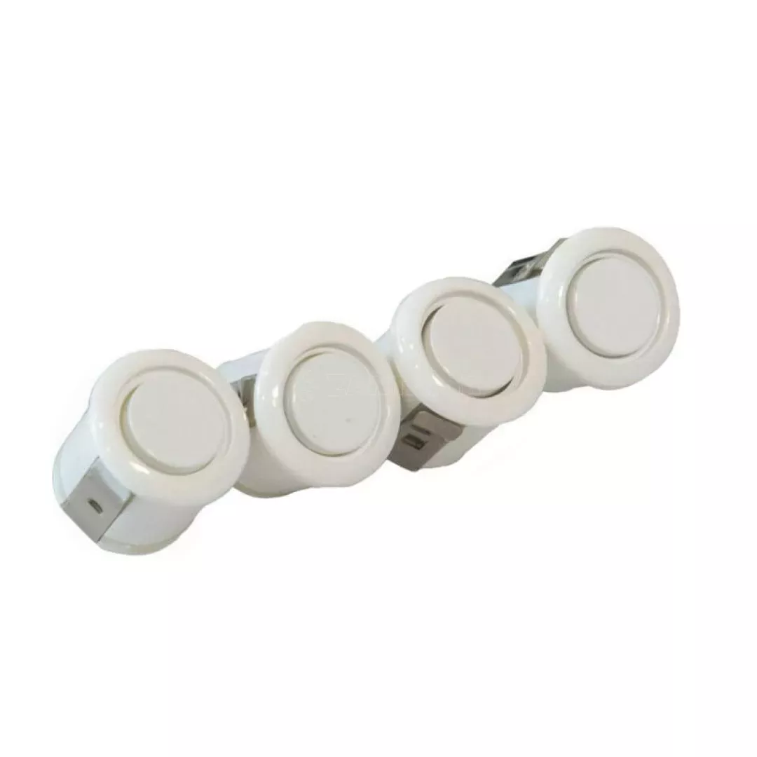 Σύστημα Παρκαρίσματος PDC Με 4 Αισθητήρες 18mm Άσπρο Χρώμα Με Ήχο Buzzer Osio OSP-235