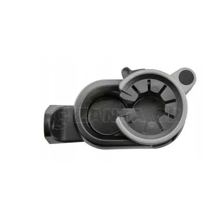 Ποτηροθήκη Αυτοκινήτου Διπλή Για Smart Fortwo W451 07-14 Μαύρο/Γκρι PL0296 