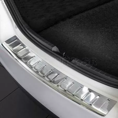 Προστατευτικό Πίσω Προφυλακτήρα Για Toyota Yaris 3 2014+ 5d Από Ανοξείδωτο Ατσάλι (Steel) 