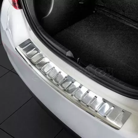 Προστατευτικό Πίσω Προφυλακτήρα Για Toyota Yaris 3 2014+ 5d Από Ανοξείδωτο Ατσάλι (Steel) 