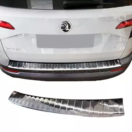 Προστατευτικό Πίσω Προφυλακτήρα Για Skoda Karoq 17+ Από Ανοξείδωτο Ατσάλι (Steel) 