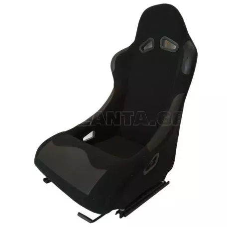 Καθίσματα Bucket Κουβάδες Daytona Ύφασμα Μαύρο Ζευγάρι 2 Τεμαχίων 