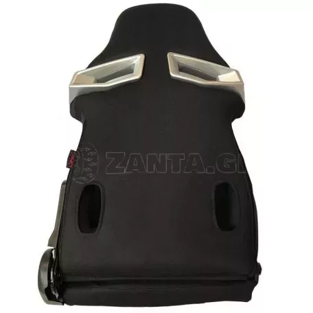 Καθίσματα Bucket GT-Sport Ύφασμα Μαύρο Ζευγάρι 2 Τεμαχίων 