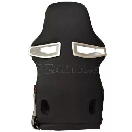 Καθίσματα Bucket GT-Sport Ύφασμα Μαύρο Ζευγάρι 2 Τεμαχίων 