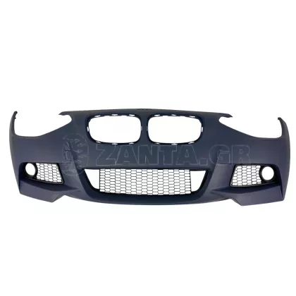 Προφυλακτήρας εμπρός για BMW 1 Series F20 (2011-2014) - M pack design με ανοίγματα parktronic και πιτσιλίθρες