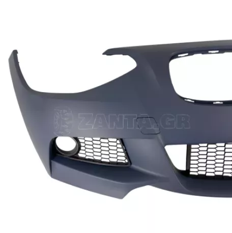 Προφυλακτήρας εμπρός για BMW 1 Series F20 (2011-2014) - M pack design με ανοίγματα parktronic και πιτσιλίθρες 