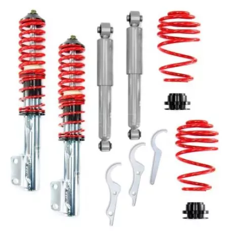 Ρυθμιζόμενη ανάρτηση για Opel Astra G (1998-2004) / Zafira A(1999-2005) / Astra J GTC (2013-2015) - κόκκινο χρώμα 4τμχ. 