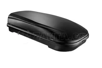 Μπαγκαζιέρα οροφής Junior Easy 198x78x40cm με μονόπλευρο άνοιγμα και κλειδί, 480 λίτρα - μαύρη 