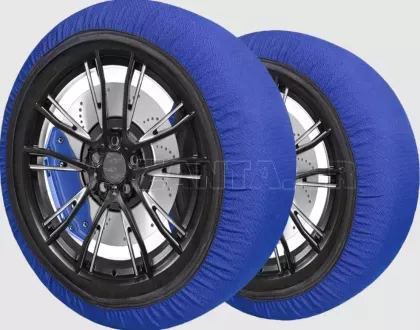 Χιονοκουβέρτες Streetech - μπλε χρώμα - μέγεθος L - σετ 2τμχ.