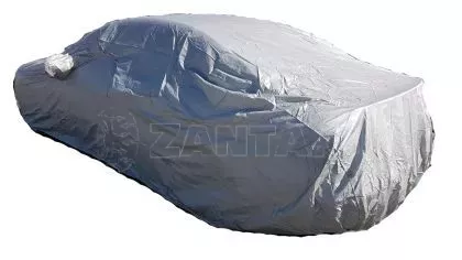 Κουκούλα αυτοκινήτου με επένδυση, φερμουάρ πόρτας και υποδοχές για τους καθρέπτες - μέγεθος XXL 572x183x122cm 
