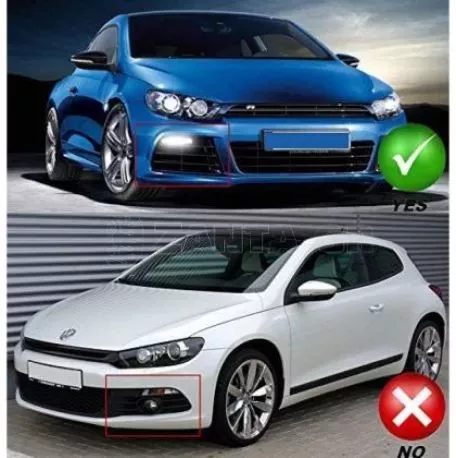 Φώτα ημέρας για προφυλακτήρα VW Scirocco (2008-2014) - R-Design - σετ 2τμχ. 