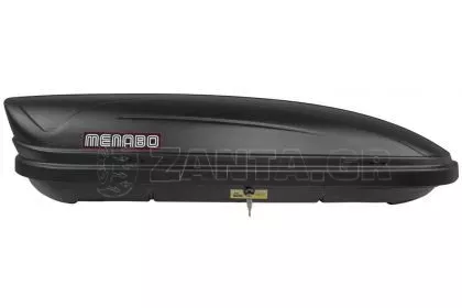 Μπαγκαζιέρα Menabo Marathon 460 198x79x37cm, με μονόπλευρο άνοιγμα και κλειδί, μαύρη - 460 λίτρα - 1τμχ.