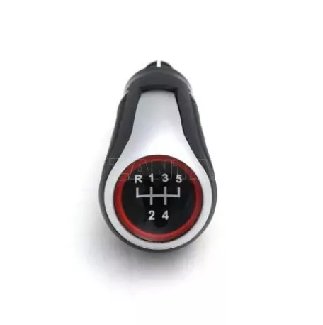 Λεβιές 5 ταχυτήτων για VW Golf 5 / 6 / 7 / Scirocco / Jetta / Eos  - μαύρο / ασημί 