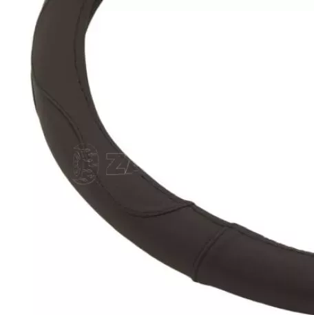 Δερμάτινο κάλυμμα τιμονιού 38 cm - Sport - μαύρο χρώμα - 1 τμχ. 