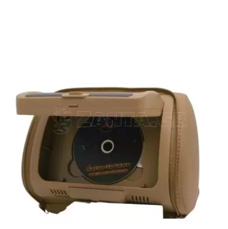 7'' DVD player στο προσκέφαλο με USB και ασύρματο χειριστήριο για videogames - μπεζ 
