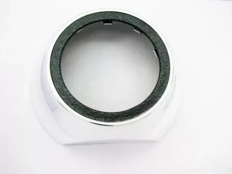 Καπάκι για προτζέκτορες Morimoto Mini 2.5'' - ημικύκλιο D=13 cm (κατάλληλα για Audi) - χρωμίου με μαύρο 