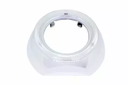 Καπάκι για προτζέκτορες Morimoto Mini 2.5'' - ημικύκλιο D=13 cm - χρωμίου με χώρο για angel eyes 