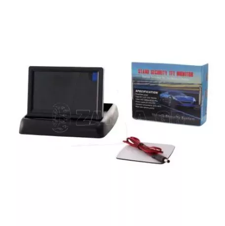 Έγχρωμη οθόνη LCD 4.5 '' για κάμερα  οπισθοπορείας - με λειτουργία μαζέματος 
