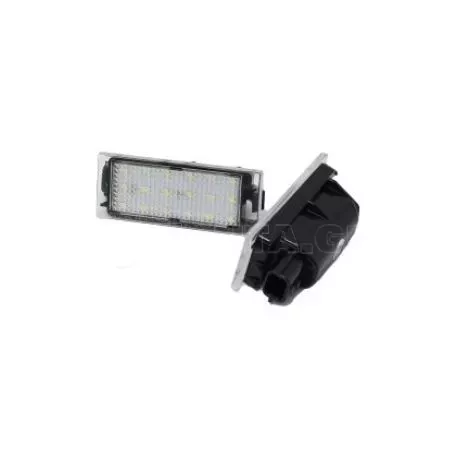 Πλαφονιέρα πίσω πινακίδας για Renalut Megane / Clio / Laguna / Twingo, 76x33 mm - 2 τμχ. 