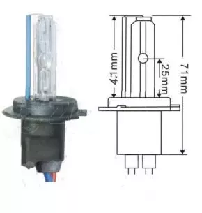 Λάμπα xenon H7C 6000K 35W - 1τμχ. 