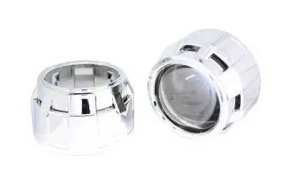 Καπάκι για προτζέκτορες Morimoto Mini 2.5'' στρόγγυλα χρωμίου D=9 cm 