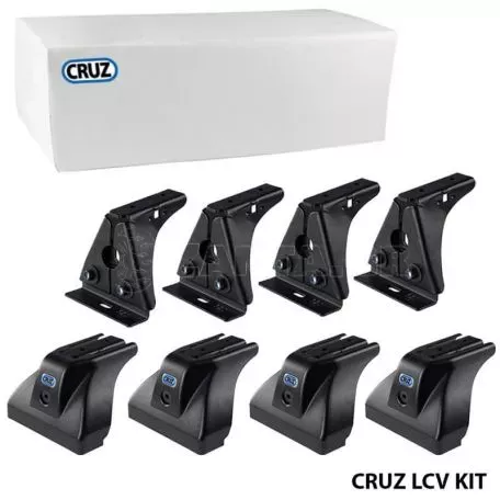 Πόδια / Άκρα Για Μπάρες & Σχάρες Οροφής CRUZ LCV 934-302 Για Renault Kangoo 97-08 / Mercedes-Benz Citan 13-21 / Nissan Kubistar 97-08 / NV250 19+ Σετ 4 Τεμάχια 