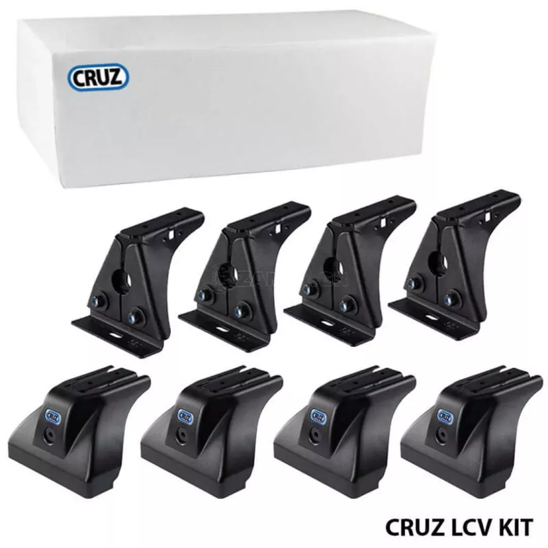 Πόδια / Άκρα Για Μπάρες & Σχάρες Οροφής CRUZ LCV 934-302 Για Renault Kangoo 97-08 / Mercedes-Benz Citan 13-21 / Nissan Kubistar 97-08 / NV250 19+ Σετ 4 Τεμάχια