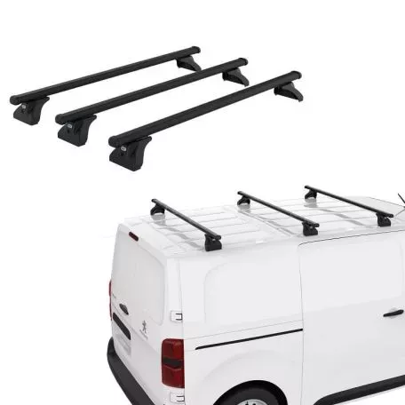 Μπάρες Οροφής Σιδερένιες CRUZ 923-068 Cargo Xpro 2022 SF-160cm Μαύρες 3 Τεμάχια 