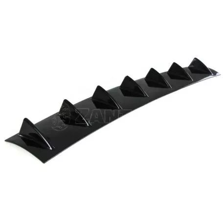 Diffuser Πίσω Προφυλακτήρα Universal Με 7 Πτερύγια Μαύρο Από Abs Πλαστικό 1 Τεμάχιο 