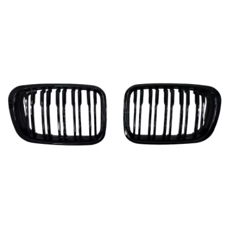 Μάσκα για BMW E46 (1998-2001) sedan - διπλές γυαλιστερές - 2τμχ. 