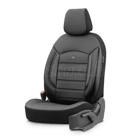 Καλύμματα Αυτοκινήτου Otom Inspire Design Universal Full Δερματίνη Σετ Εμπρός / Πίσω 11 Τεμαχίων Μαύρο INS-3501 