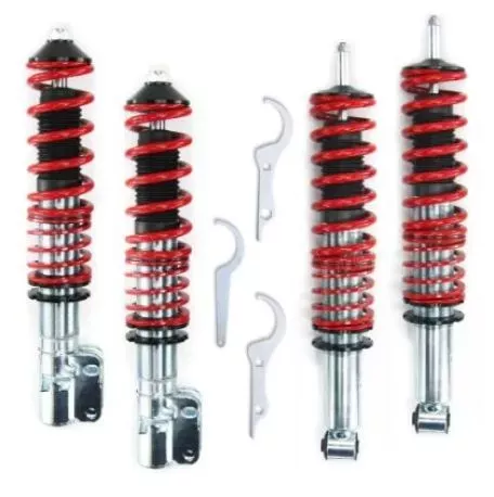 Ρυθμιζόμενη ανάρτηση για VW Golf 1 / Jetta 1  / Scirocco 1 & 2 - κόκκινη - 4τμχ. 