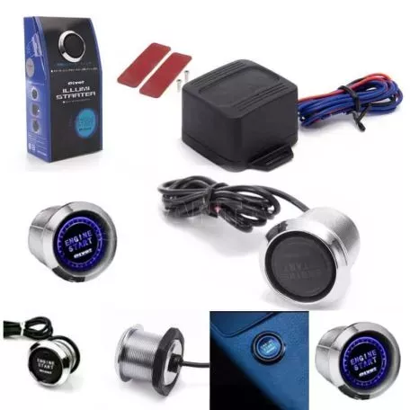 Κιτ Εκκίνησης Engine Start / Stop Pivot Illumi Starter 12V Led Μπλε 