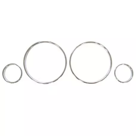 Δαχτυλίδια Καντράν Για Opel Astra G 98-04, Zafira A 98-05 Χρώμιο 