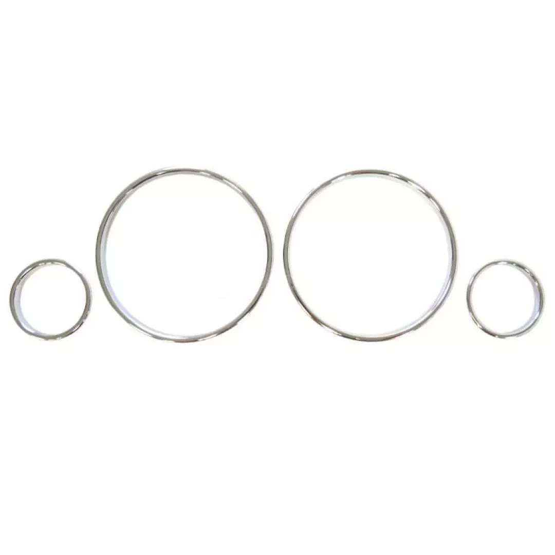 Δαχτυλίδια Καντράν Για Opel Astra G 98-04, Zafira A 98-05 Χρώμιο