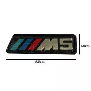 Σήμα M5 Για Καρδιές Bmw E39 Κουμπωτό 5.5cm x 1.8cm 1 Τεμάχιο 