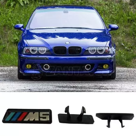 Σήμα M5 Για Καρδιές Bmw E39 Κουμπωτό 5.5cm x 1.8cm 1 Τεμάχιο 