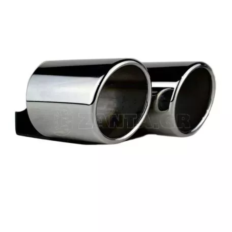 Μπούκες Εξάτμισης Διπλές Για Audi A4 B8 08-15 S4 Look 2 Τεμάχια 